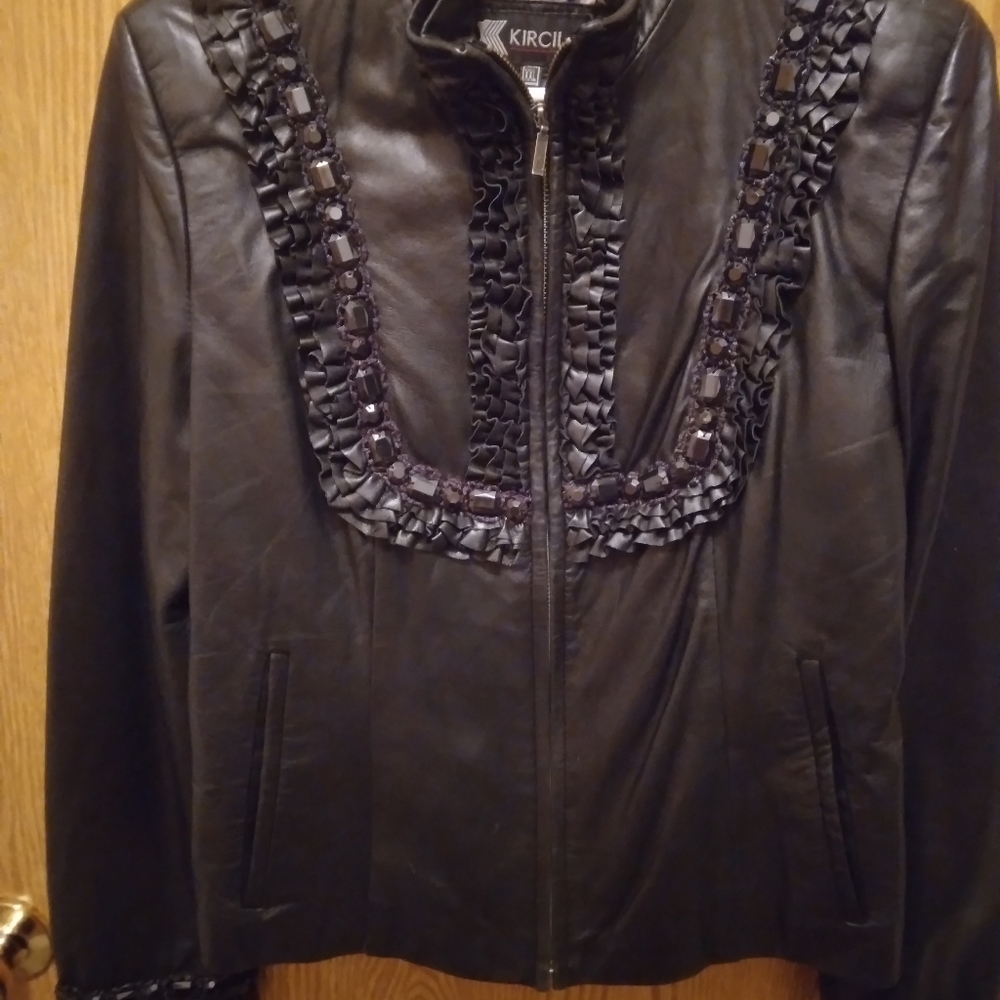 Womens leather jacket